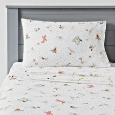 Pillowfort Pals Twin Cotton Sheet Set3 pc Set New