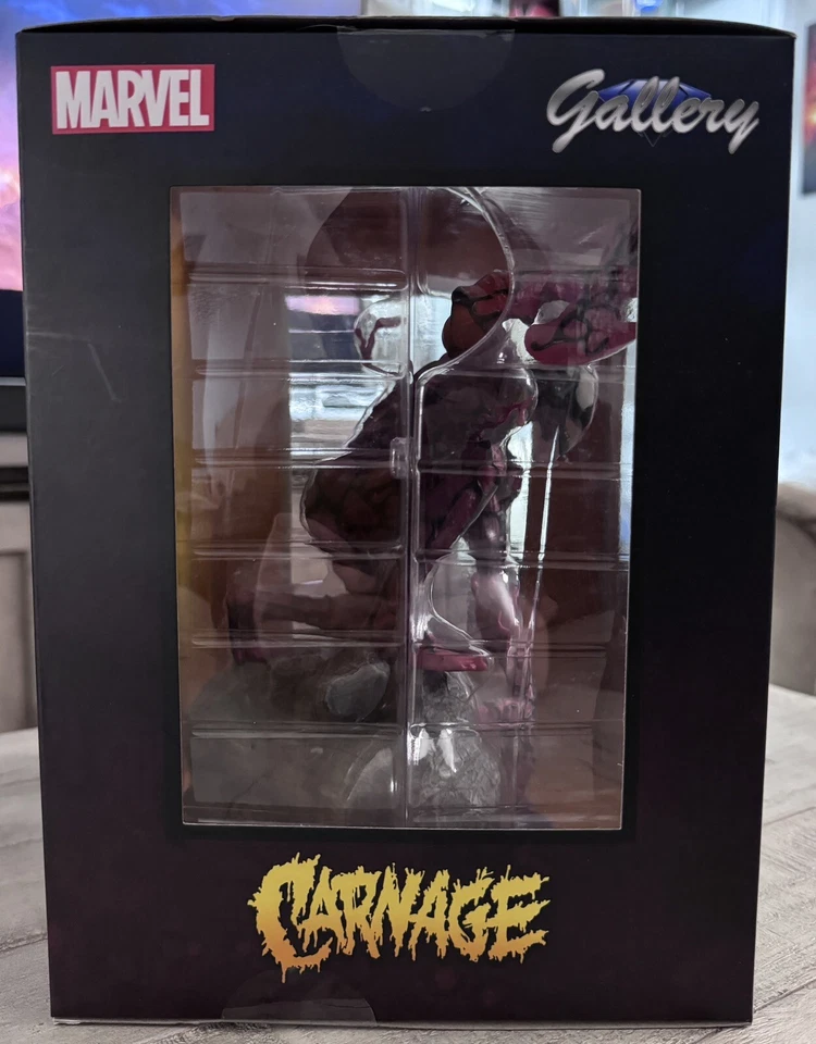 Marvel CARNAGE Diamond Select Toys Gallery 9" PVC Diorama Toy Figure Statue - Image 3 of 4