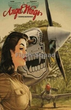 WW2 Picture Photo US Air Force Sexy Busty Pinup PIN-UP  5407