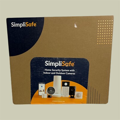 SimpliSafe 8-Piece Indoor & Outdoor Cameras Home Security Systems