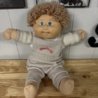 Vintage Cabbage Patch Kids Doll 1982 Coleco Blue Eyes 1 Dimple 16" Long