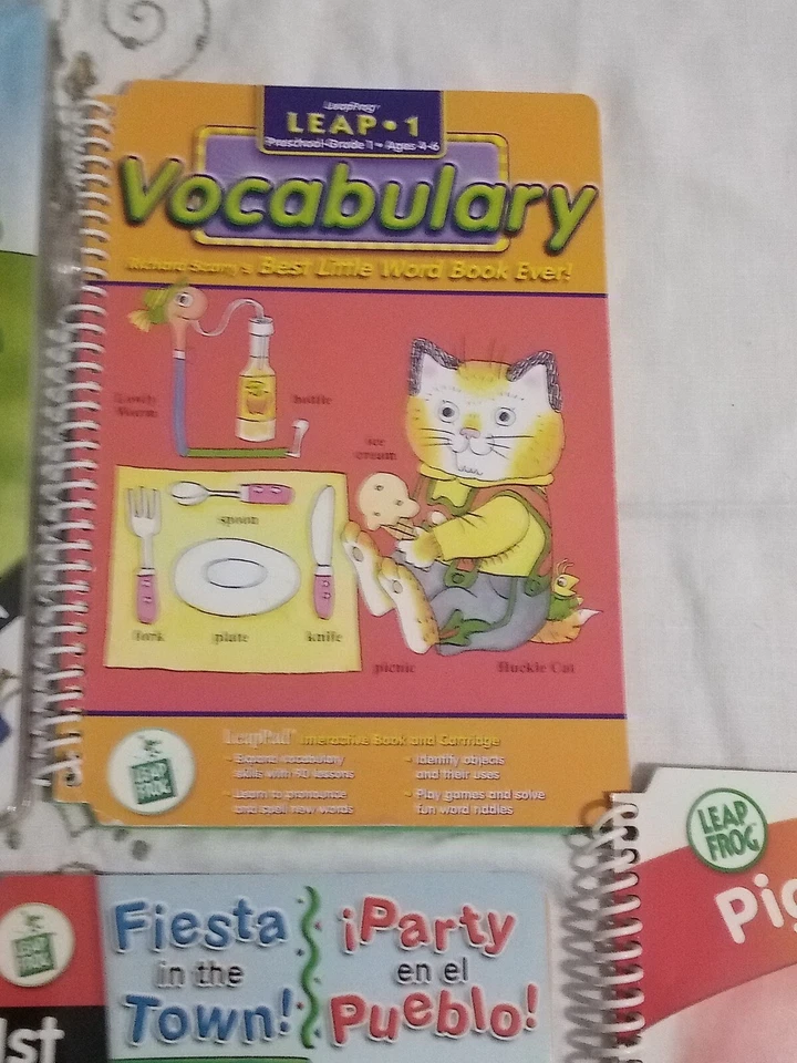 LOT OF 5 LEAP-PAD SPIRAL BOOKS K-1ST GRADE L@@K! - Image 4 of 4