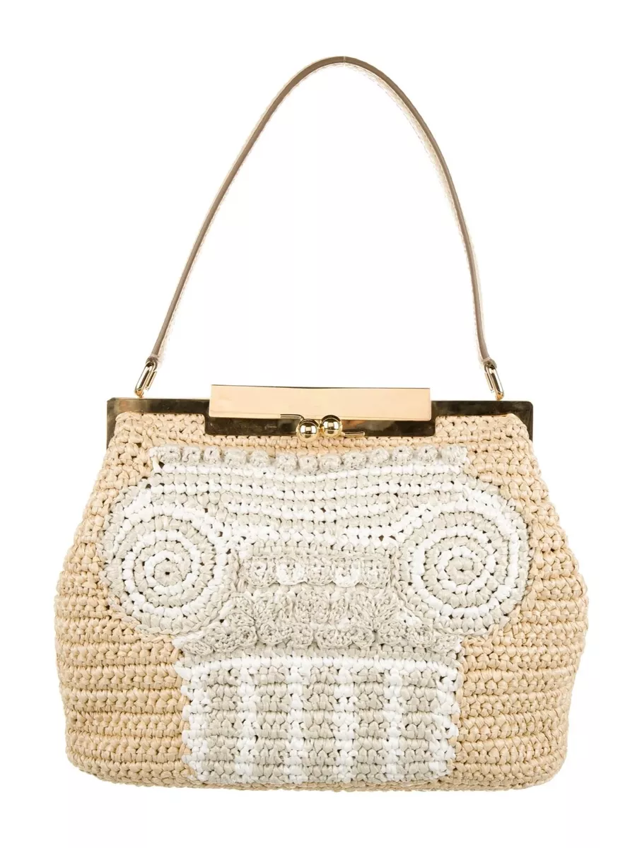 Dolce & gabbana raffia bag sale