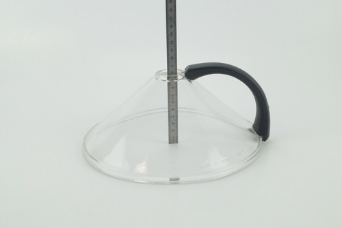 Börner Kitchen Joy Brathaube Spritzschutz Glas f. Pfannen 24 - 28 cm - ohne Ring - Bild 3 von 5