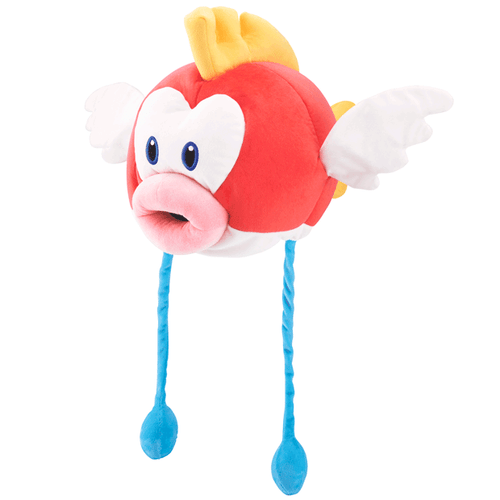 Exclusivo sombrero de peluche Super Mario Bros. Cheep Cheep Super Nintendo World Japón USJ - Imagen 2 de 4
