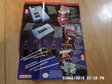 Nintendo NES 4 Four Player Accessory 1990 Promo Poster / Insert