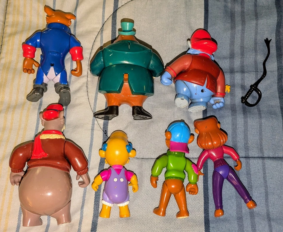 Playmates Tale Spin 1991 Figure LOT x6 Baloo Kit Karnage Spigot Rebecca Molly - Image 2 of 4