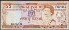 Fiji Inseln / Fiji Islands P.091 5 Dollars (1989) (1) UNC