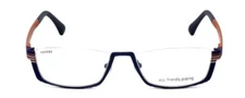Eyefunc Authentic Semi-Rimless Designer Reading Glasses 591-90-52 mm Blue&Orange