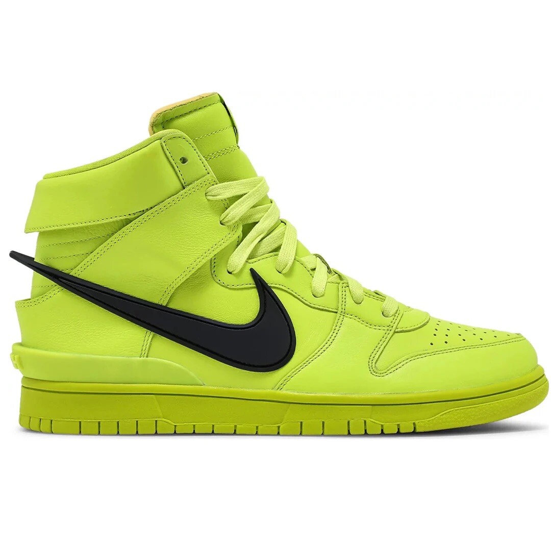 AMBUSH グラフィックプリントレースアップスニーカー Size 7 - Nike AMBUSH x Dunk High Flash Lime for sale online