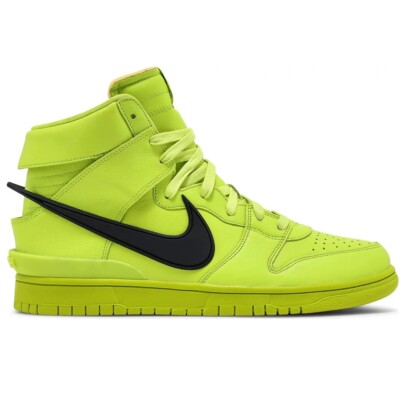 Buy Size 7 - AMBUSH x Nike Dunk High Flash Lime online | eBay
