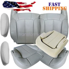 Fits 99-02 Chevy Suburban Front Both Side Seat Cover & Driver Side Foam Cushion