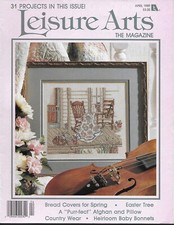 LEISURE ARTS The Magazine April 1989 31 Cross Stitch/Knit/Crochet/Crafts