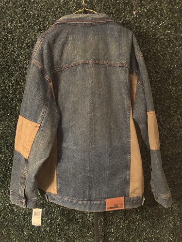Phat Farm Denim Patches Jacket XXL NEW WITH TAG phat Farm 92 Jeans - Picture 2 of 6