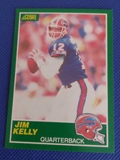 Jim Kelly 1989 Score Football Card Buffalo Bills 