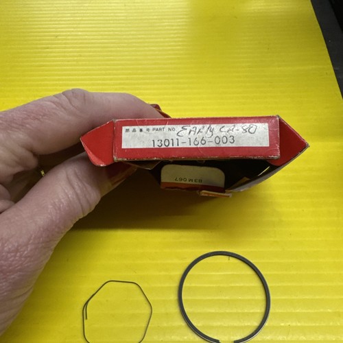 13011-166-003 HONDA OEM PISTON RİNG SET STD. MB5 MT50 KCC4 - Picture 3 of 4