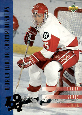 1993-94 Upper Deck - #545 Aaron Gavey (RC) Lightning