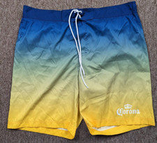CORONA BEER Board Shorts Men Large Swim Trunks Beach Vacation Pool Party Wear