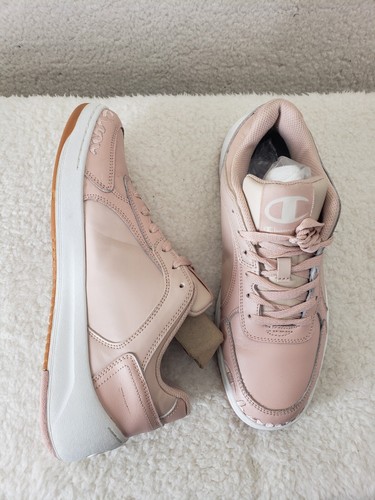 Champion Super C Court Low Mono Women Sneakers 11W Pink Low Top Comfort Shoes - Picture 7 of 19