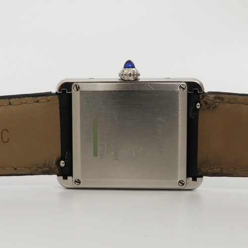 Cartier Tank Must Large Stainless Steel Quartz Silver Dial WSTA0041 4323 - Picture 6 of 9