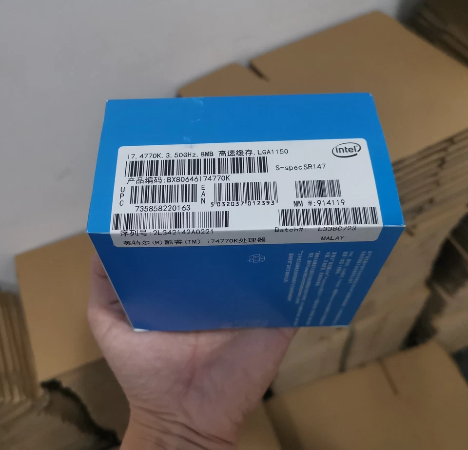 Intel Core i7-4770K SR147 3.50GHz 8MB Quad-Core LGA1150 Desktop CPU Processor - Image 4 of 4