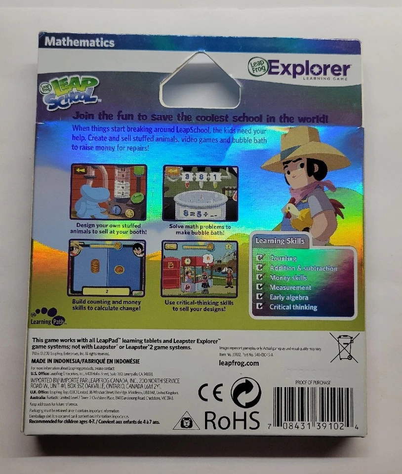 LeapFrog LeapSchool Math Learning Game - Image 2 of 2