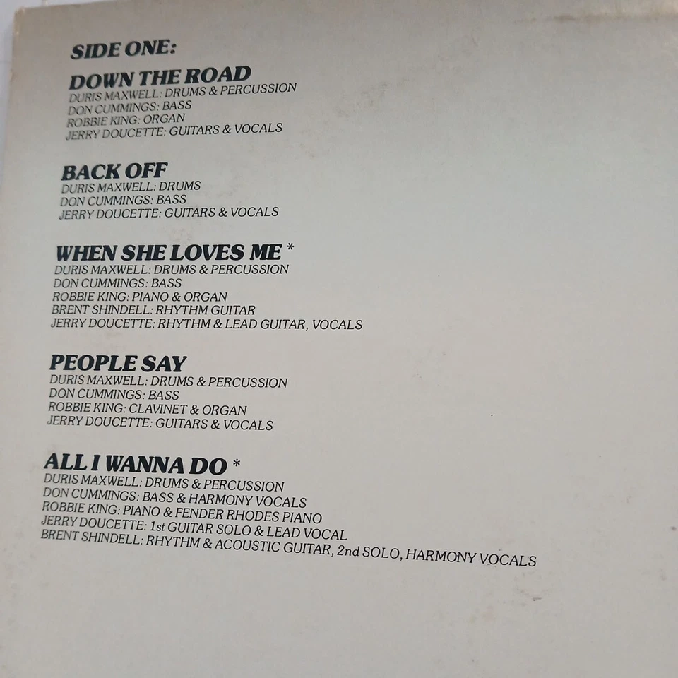 DOUCETTE MAMA LET HIM PLAY VINYL ALBUM LP (USA 1978) FREE UK DELIVERY  - Image 3 of 4