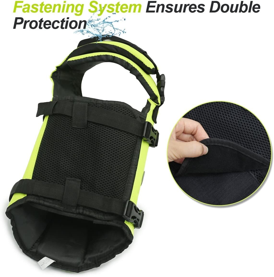 Vivaglory dog life jacket, L Bright Yellow eBay