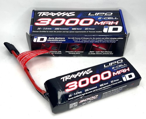Traxxas 2827X 7,4 V 2 cellules 20c 2s 3000 mah Li-po iD batterie Lipo Slash Rustler