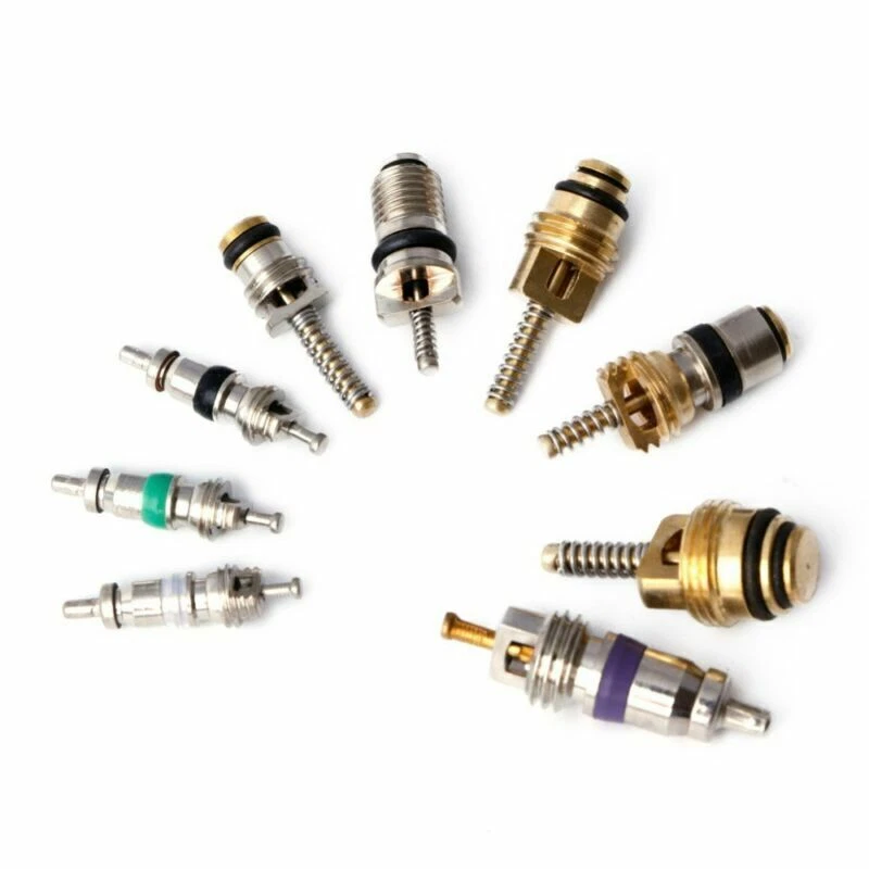 Kit surtido de núcleo de válvula de aire acondicionado automotriz R134A sistema de aire acondicionado para automóvil 134 piezas Foto 4 de 4
