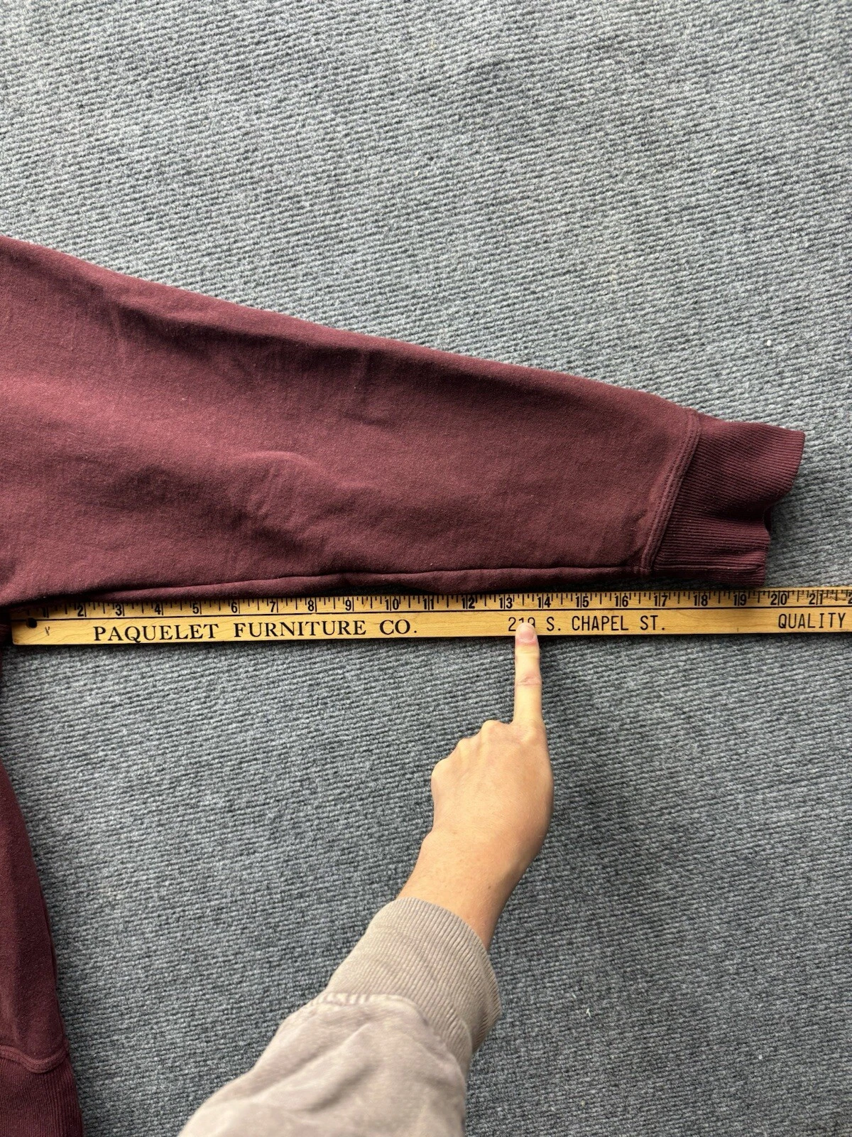 VETEMENTS Felpa Champions Uomo XL Extra Large Borgogna