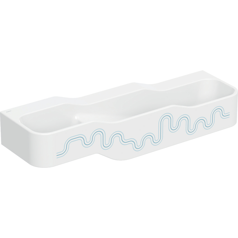 Bambini lavabo basso a destra 140cm SFR blu