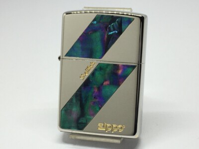 Zippo Oil Lighter Shell 2 sided Etching Nickel Plating Regular Case ...