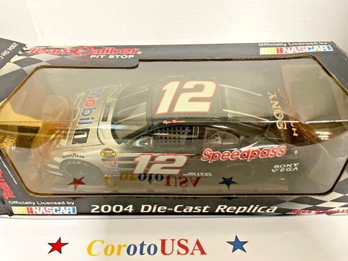 # 12 Ryan Newman 2004 1:24 Team Caliber NASCAR Mobil1 30th Dodge Die-Cast - Picture 2 of 9