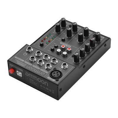 AGM05 5-Channel  Mixer Mixing Console USB Audio Interface -and- L0K6