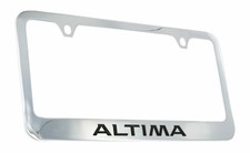 Nissan Altima Chrome Plated Metal License Plate Frame Holder 2 Hole