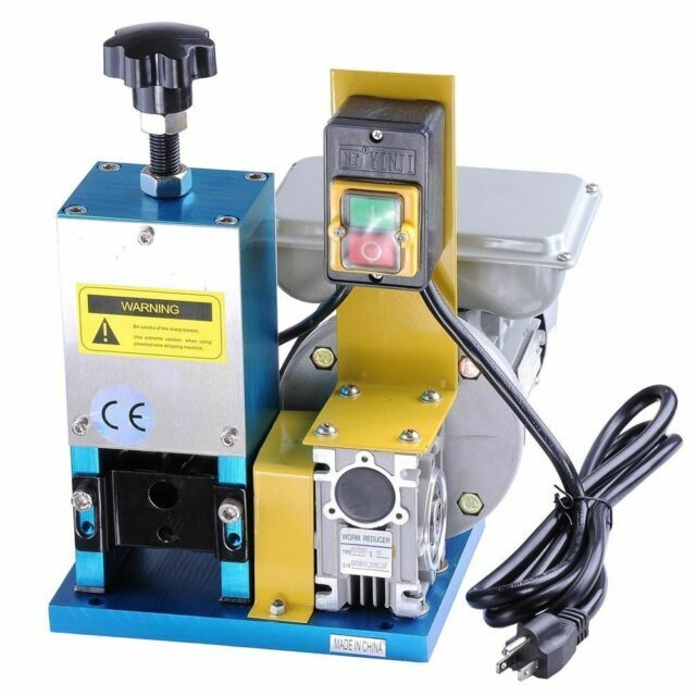 Yescom Electric Automatic Wire Stripping Machine Benchtop Powered Cable ...