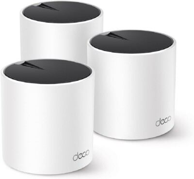 TP-LINK Deco X55 Router 3er Pack Home Mesh WiFi System AX3000 WLAN 6 - weiss
