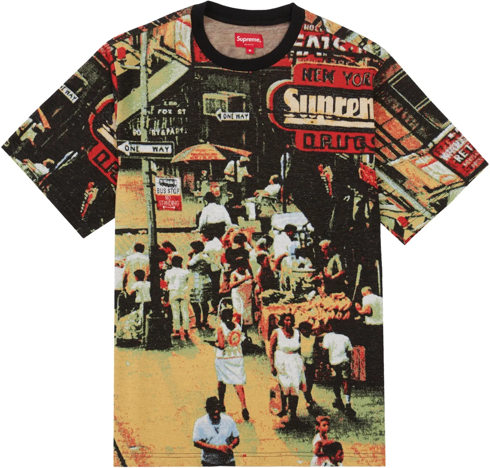 Haut multicolore Supreme Street Scene Jacquard S/S FW20 taille XL NEUF DEADSTOCK