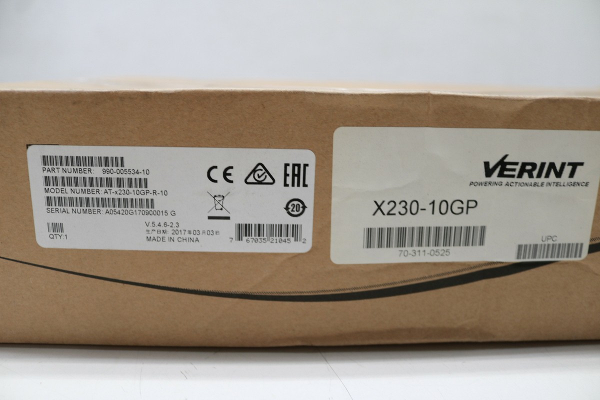 Allied Telesis X230-10GP 8 Port x 10/100/1000MBPS POE+ Gigabit
