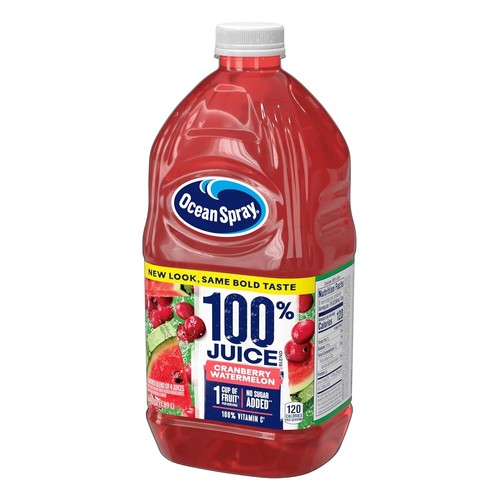 Ocean Spray® 100% Juice Cranberry Watermelon Juice Blend, 64 Fl Oz Bottle (Pack - Picture 9 of 22