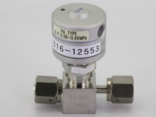 12553 FUJIKIN DIAPHRAGM VALVE, TYPE N.O., O.P 0.39 0.49MPA 040570