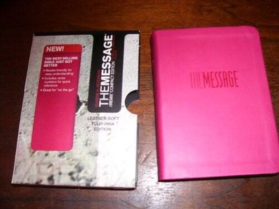 The Message Remix Compact Edition - Leather Bound By Eugene Patterson - GOOD