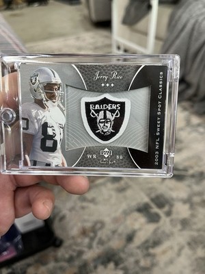 Upper Deck 2003 Sweet Spot Jerry Rice Oakland Raiders Classics Patch #P-JR