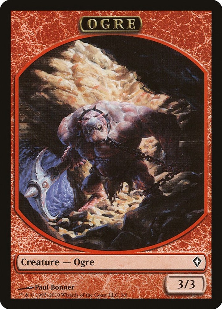 Ogre Token - 3 - NM - Worldwake