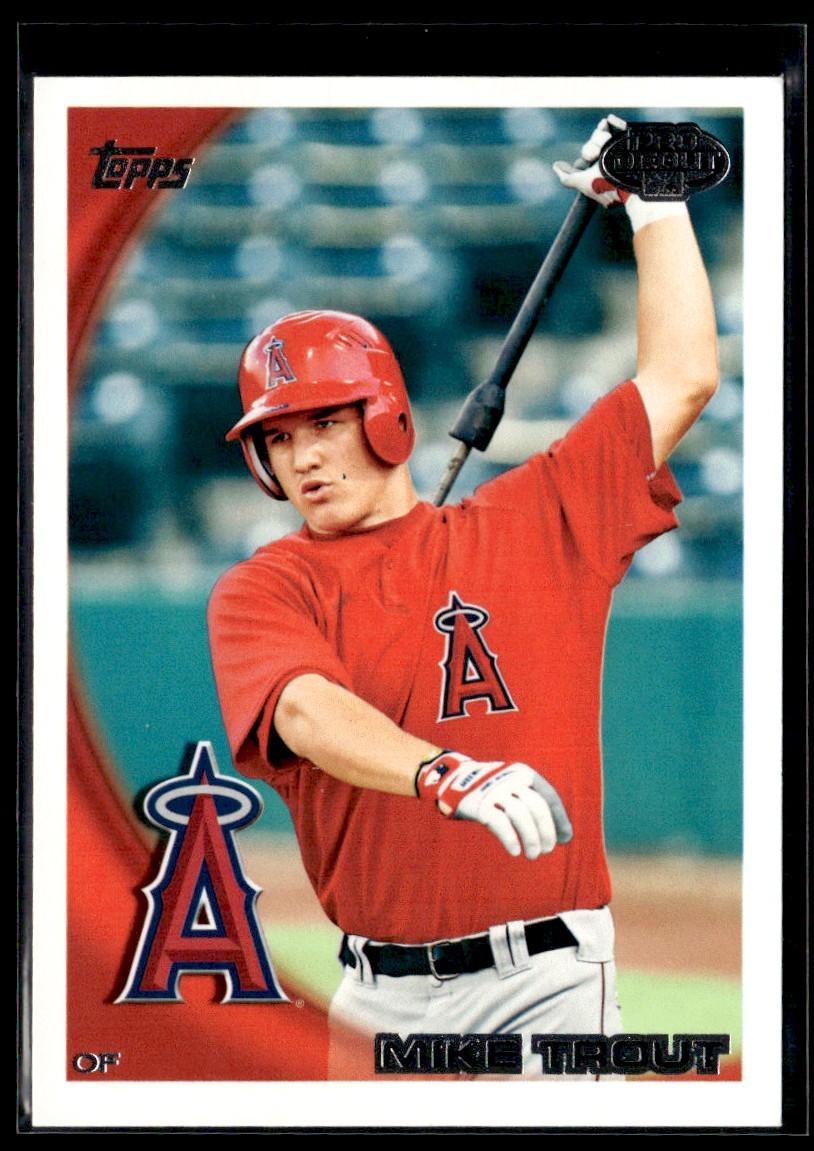 2010 Topps Pro Debut Mike Trout NRMT/MT Set Break #181