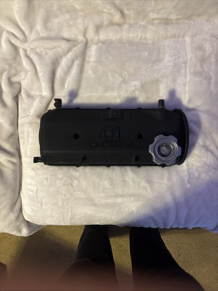 84-87 1984-1987 Honda CRX Civic Motor Culata Válvula Cubierta OEM 12 Válvulas Foto 2 de 4