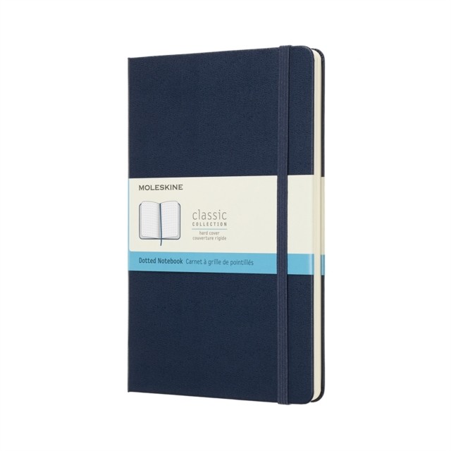 Moleskine Classic Collection Large Hard Cover Notebook - Sapphire Blue - Dotted - Image 3