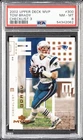 2002 UD MVP CHECKLIST 3 #300 TOM BRADY PSA 8