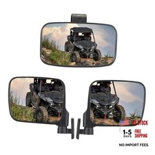 Wider Side Mirrors and Rear View Mirror Set for Yamaha Side Rearview Mirrors